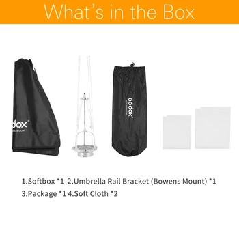 Godox SB-UE 95cm 37in Portátil Octogonal Paraguas de la caja de luz con Montura Bowens para Godox Flash de Estudio DE300 DE400 SK300 SK400