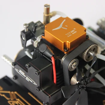 TOYAN Solo Cilindro, 4-stroke Metanol Motor de 12V de Un botón de Inicio del Modelo del Generador con el Teléfono Móvil de Carga Digital Displayer