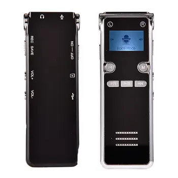 8G Grabadora de Voz USB Flash de Audio Digital Pen Profesional de 96 Horas Dictáfono HD de Reducción de Ruido de Apoyo Reproductor de MP3, WAV Registro