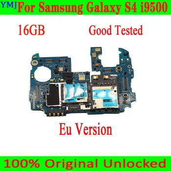 Original desbloqueado para Samsung Galaxy S4 i9500 de la Placa base, Con Sistema Android para Samsung S4 i9500 de la placa de Circuito,gastos de Envío Gratis