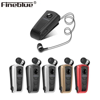Fineblue F910 Mini Wireless Bluetooth 4.0 Cuello Clip Telescópica Tipo De Negocio Auricular Vibración Desgaste Clip Estéreo Deporte Auriculares