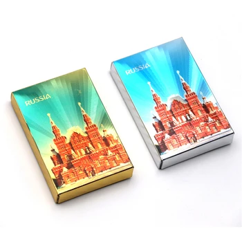 2020 la Nueva Rusia poker 24K de Oro de aluminio Juego de Cartas de Plástico de PVC Impermeable durable de cartas de Poker estándar de las tarjetas de juego