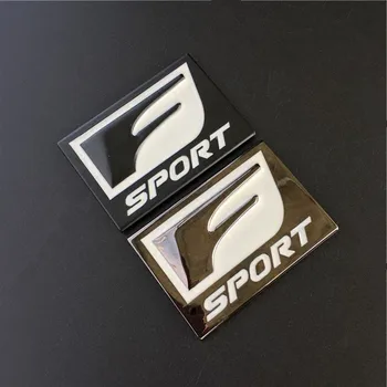 Universal de Metal F Sport Emblema Logo Lateral de la Puerta de la calcomanía de la insignia del Tronco de coche 3D pegatina Para el Lexus is 250 350 GS 350 450 Para Land rover
