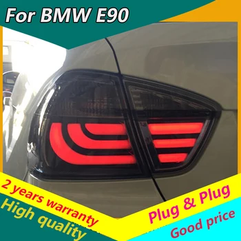 Los Faros de un coche Para BMW E90 luces traseras 3 de la Serie posterior de la lámpara 318i 320i 325i de las luces traseras LED DRL++Señal de Giro+Freno+Inversa de luz LED
