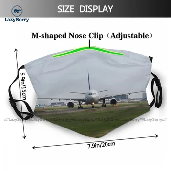 Entrega Rápida De Protección De Air Transat Airbus A330 De La Máscara De La Cara Paño Frío Adultos De La Boca De La Máscara Facial Con Filtros