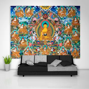 Mandala Budista Galería De Arte De La Pared Que Cuelga Mesa De Sofá Cama Cubierta De Decoración Para El Hogar