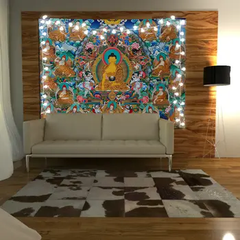 Mandala Budista Galería De Arte De La Pared Que Cuelga Mesa De Sofá Cama Cubierta De Decoración Para El Hogar