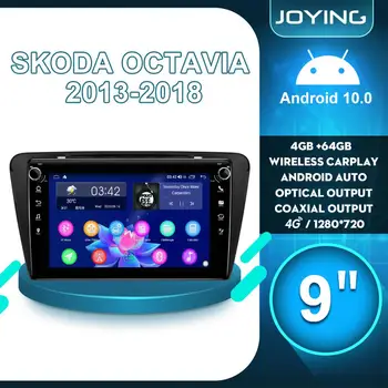 9 Pulgadas 2Din Android 10 Radio de Coche Multimedia Estéreo de Audio del Reproductor de Cinta de la Grabadora de OBD2 Para Volkswagen SKODA Octavia 3 A7 2013 2018