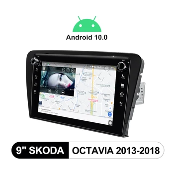9 Pulgadas 2Din Android 10 Radio de Coche Multimedia Estéreo de Audio del Reproductor de Cinta de la Grabadora de OBD2 Para Volkswagen SKODA Octavia 3 A7 2013 2018