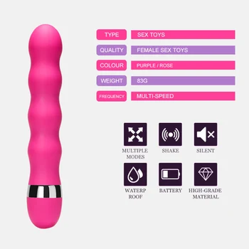 Multi-velocidad del Punto G de la Vagina Vibrador de Clítoris Butt Plug Anal Erótica Bienes y Productos de los Juguetes Sexuales para la Mujer los Hombres Adultos Mujeres Consolador Tienda