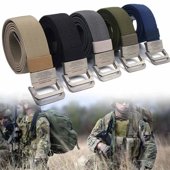 Adjusable Militar Cinturones con Hebilla de Metal Correa Táctica de Nylon de la Correa de la Cintura al aire libre de la Correa de Liberación Rápida de la Caza de la Formación de los Cinturones de