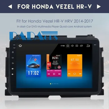 Android 8.0 7.1 de la Radio del Coche de GPS de Navegación de la unidad central para el Honda HR-V VEZEL-2017 ningún Coche Reproductor de DVD de Audio Estéreo Multimedia de Vídeo