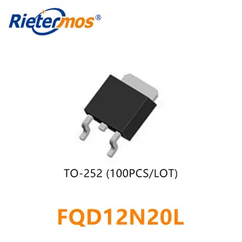 100PCS FQD12N20L TO252 12N20L FQD12N20 FQD12N20 SMD 200V N-CANAL A-252 hecho en China