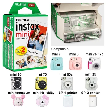 Fujifilm Instax Mini 8 9 Película Borde Blanco de la Foto en Papel Film para Liplay Polaroid FUJI Instant Mini LiPlay 7s 70 90 de la Cámara