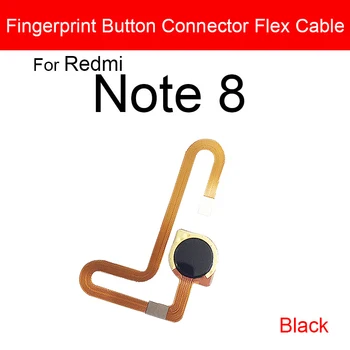 Home Botón Flex Cable De Cinta Para El Xiaomi Redmi Note 8 Tecla De Menú De Reconocimiento De Huellas Dactilares Sensor Flex Cable Reparación De Reemplazo
