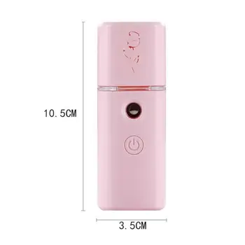 28ml Profesional Mini Vapor Facial Portátil de la Cara Humidificador Hidratante Facial Humidificador Pulverizador USB Cara Pulverizador