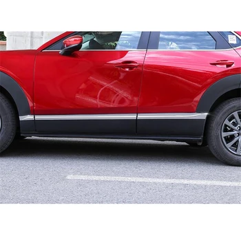 CEYUSOT PARA 2020 Mazda Cx-30 Puerta a prueba de colisiones Decorativos de Acero Inoxidable Accesorios 6pcs Cx30 Kit de carrocería Reforma de Automóviles Estilo