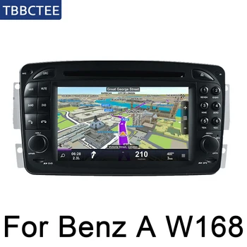 Para Mercedes Benz Clase W168 1997~2004 NTG de Coches de Navegación GPS Androide sistema Multimedia WIFI Bluetooth Amplificador de la Radio HD