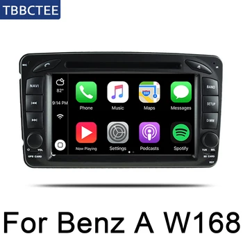 Para Mercedes Benz Clase W168 1997~2004 NTG de Coches de Navegación GPS Androide sistema Multimedia WIFI Bluetooth Amplificador de la Radio HD