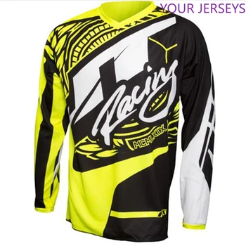 2021 Motocross Jersey Para Hombre Fresco de la Montaña de la Camisa de Ciclismo en Bicicleta de Motocross Maillot de Ciclismo Manga Larga Ropa de DH