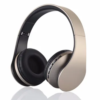 Auricular Bluetooth inalámbrico de Auriculares del TF de la ayuda de la Música de FM para el Teléfono Móvil