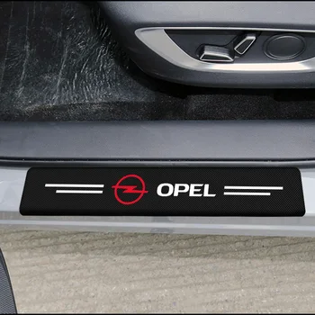 4pcs Car Umbral de la Puerta de Fibra de Carbono Decoración Protector de la etiqueta Engomada para el Volvo XC40 XC60 XC70 XC90 S60 S80 S90 C30 V70 V90 V50 Bienes de Coches
