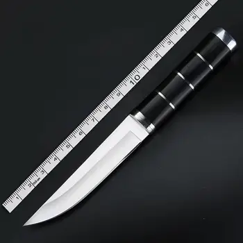 Al aire libre anti-cuchillo corto cuerpo multifuncional de la navaja de alta dureza cuchillo de supervivencia cuchillo recto