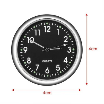 Coche Adorno Creativo Luminoso Termómetro Del Reloj De Moda De Automóviles Interiores De Automóviles Digital Puntero Reloj De La Decoración De Accesorios
