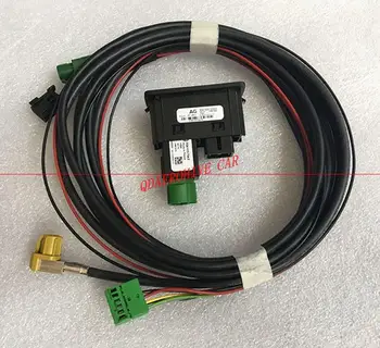 QDAEROHIVE COCHE USB AUX CarPlay MDI USB AMI Instale el conector del Arnés de 5QD035762E 5G0035222E PARA el Golf 7 MK7 CARPLAY