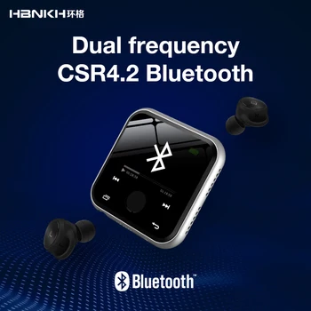 HBNKH R320 De 1,8 Pulgadas de Pantalla Táctil Reproductor de Mp3, Bluetooth, Radio FM Grabación de Mp3 Reproductor de Música de alta fidelidad 8G E-Book Construir en Altavoz E-Book