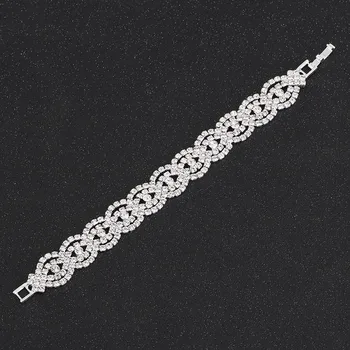 TREAZY de Lujo de diamantes de imitación de Cristal de la Joyería Nupcial Conjuntos para las Mujeres, Corazón de la Borla Collar Pendientes Pulsera Joyería de la Boda Regalos