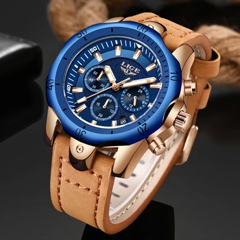 Erkek Kol Saati LIGE Reloj de los Hombres de Moda de los Deportes de Cuarzo para Hombre Relojes de la Marca Superior de Lujo Militar impermeable Reloj Relogio Masculino