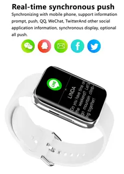 S216 barra Curva en la pantalla de los Relojes Inteligentes 2020 Llamada Bluetooth reloj de la Frecuencia Cardíaca Presión Arterial hombres mujeres Smartwatch Para Android IOS Teléfono