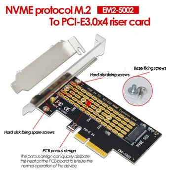 UTAI Agregar En la Tarjeta NVME Adaptador de Tarjeta M. 2 PCI-E 3.0X4 de Alta Velocidad de la Tarjeta de Expansión M2 NGFF Tecla M SSD de Conversión de la Tarjeta de