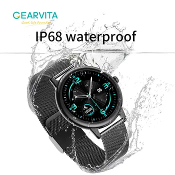 Gearvita E10 Reloj Inteligente GPS Monitor de Frecuencia Cardíaca Presión Arterial de la prenda Impermeable IP68 Cronómetro Mujeres Smartwatch