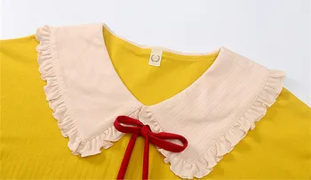 2020 Otoño de Algodón ropa de hogar para las Mujeres de Manga Larga de Atoff de Caídas en el Hogar el Hogar Ropa de Mujer Otoño Pijamas ropa de dormir de Algodón Salón de Desgaste