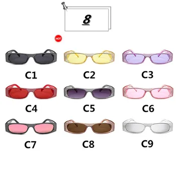 DJXFZLO 2021 Caliente Gafas de sol de las mujeres de la marca del diseñador de la Pequeña plaza de la moda de gafas de sol Retro noche gafas de frontera azul del mar UV400