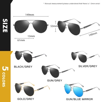 LIOUMO Diseño de la Marca de Moda Retro Piloto de Gafas de sol de los Hombres Polarizadas al aire Libre de Conducción Gafas de Sol de las Mujeres Anti-Deslumbramiento zonnebril heren