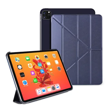 Para el iPad Pro 11 2020 caso 2ª Generación de la PU de Cuero de Múltiples Veces Stand de smart cover Para el iPad Pro 11 2018 caso duro de PC de nuevo caso de Tablet pc