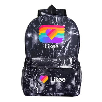 LIKEE mochila para niñas y niños de la Mochila Likee Vivir multicolor mochila Chicos Chicas de Moda Mochila de los Niños Mochila cartera