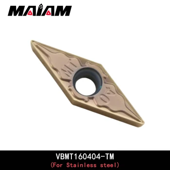 Vbmt herramienta de torneado vbmt1604 vbmt160404 vbmt160408 svub s20 cnc de carburo de herramienta de giro de la varilla de inserción inserción de metal de acero Inoxidable