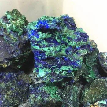 Crudo Natural De Azul Azurita Áspero Cristal Mineral Curación De Piedra Original Del Espécimen De Cristal Natural