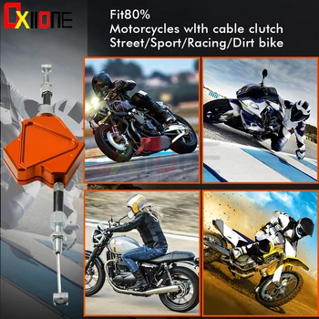 Accesorios de la motocicleta del CNC Fácil Tirar de Sistema de Cable Para SUZUKI SFV650 GLADIUS GSX-F KATANA 600/750 DR650 S SE SV650 S TL1000S