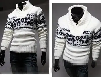 2021 Inglaterra de los hombres del estilo del suéter Pullovers suéter Delgado O-Cuello de los hombres suéter de los hombres de la moda suéteres de Navidad
