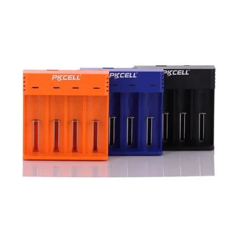 PKCELL ICR18650 3.7 v li-ion batería Recargable de Litio de la Batería y el cargador para 18650 batería 26650 21700 18350 AA AAA 3.7 V batería de litio