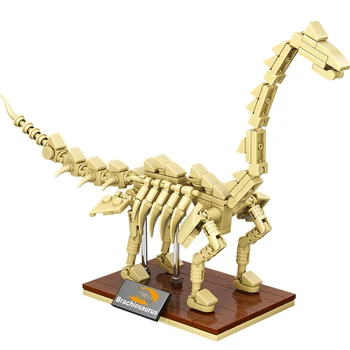 Jurassic World 3D de Dinosaurios Fósiles del Esqueleto de la Construcción de modelos de Bloques de Ladrillos Dino Educativo del Museo de DIY Juguetes Para los Niños regalos