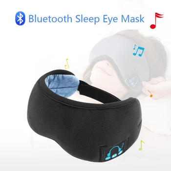 Bluetooth 5.0 De Auriculares De La Máscara De Ojo Ojo Durmiente Tonos Lavable Inalámbrico De Auriculares Estéreo De Música Visual De La Cubierta Con Micrófono