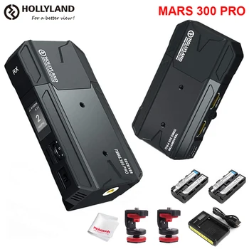Hollyland Marte 300 Pro 1080P Sistema de Transmisión de Baterías 5G de Vídeo de Audio de Transmisión de 300 pies de alcance de Transmisión compatible con HDMI