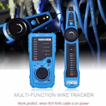 FWT11 Probador de Anti-Interferencia LAN Tester de Cable de Teléfono de la Red Tracker FWT11 Probador de Cable Detector de Línea Buscador
