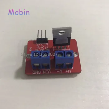 50pcs/lot 0-24V Mosfet Superior Botón IRF520 MOS Controlador de Módulo MCU ARM Mejor calidad, envío Gratis